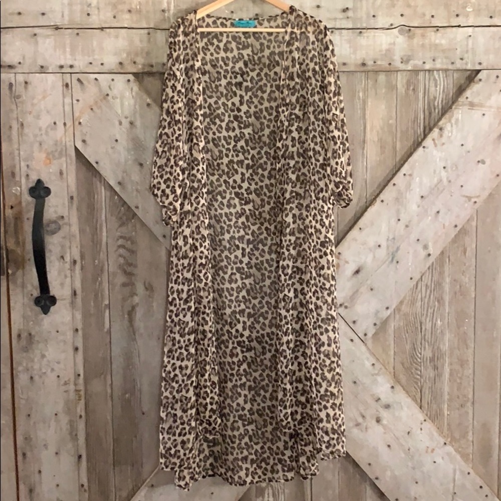 Leopard kimono